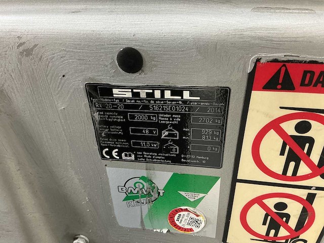 Still - rx20-20 container - forklift trucks - 2014 - afbeelding 8 van  9