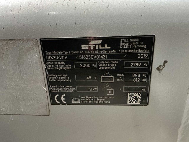 Still - rx20-20p - forklift trucks - 2019 - afbeelding 2 van  10