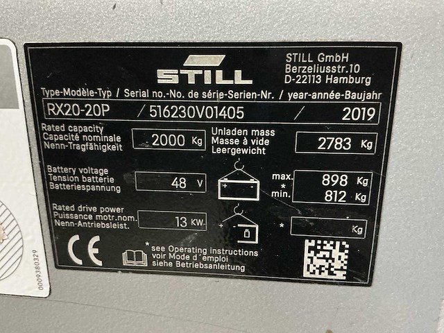 Still - rx20-20p - forklift trucks - 2019 - afbeelding 8 van  8