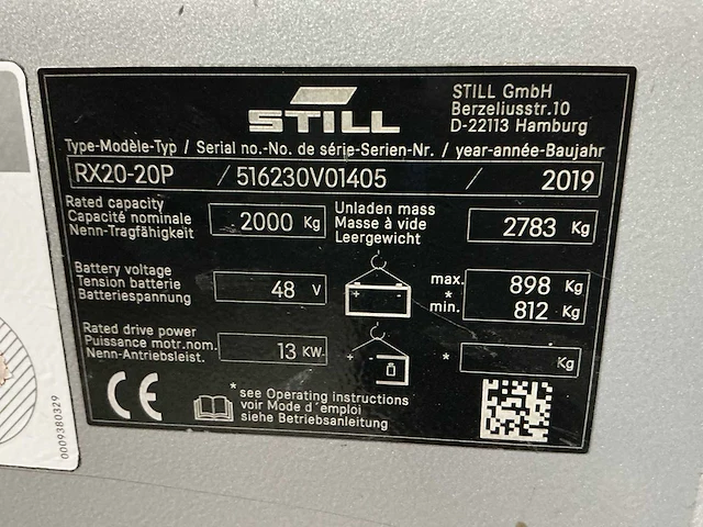 Still - rx20-20p - forklift trucks - 2019 - afbeelding 8 van  8