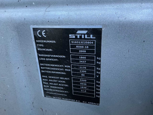 Still - rx60-18 - forklift trucks - 2009 - afbeelding 8 van  12