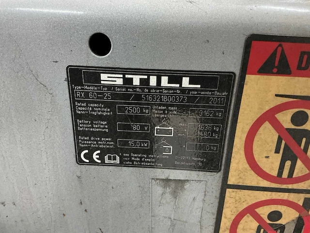 Still - rx60-25 - forklift trucks - 2011 - afbeelding 9 van  9