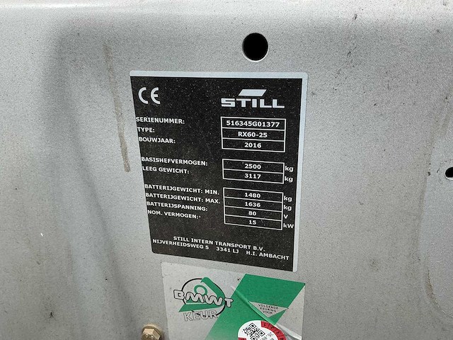 Still - rx60-25 - forklift trucks - 2016 - afbeelding 2 van  6