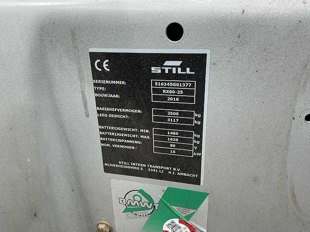 Still - rx60-25 - forklift trucks - 2016 - afbeelding 2 van  10