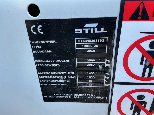 Still - rx60-25 - forklift trucks - 2018 - afbeelding 3 van  8