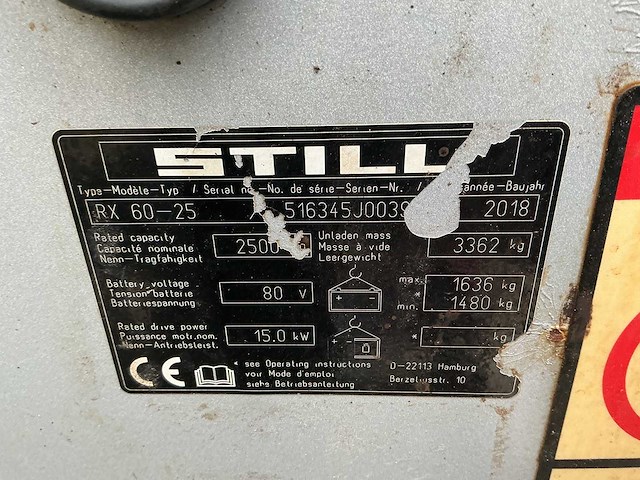 Still - rx60-25 - forklift trucks - 2018 - afbeelding 3 van  8