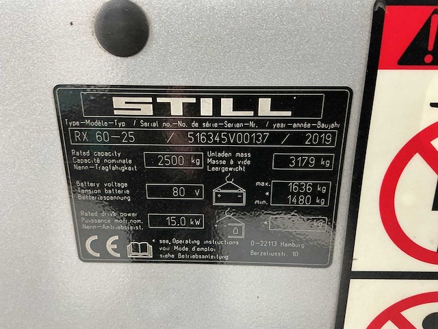 Still - rx60-25 - forklift trucks - 2019 - afbeelding 10 van  10