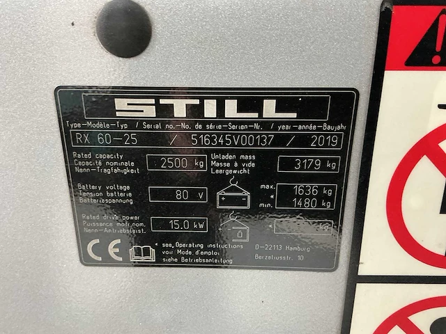Still - rx60-25 - forklift trucks - 2019 - afbeelding 10 van  10