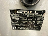 Still - rx60-25 - vorkheftruck triplex - siteshift - freelift - accu uit 2021 - gesloten cabine - airco - afbeelding 19 van  21