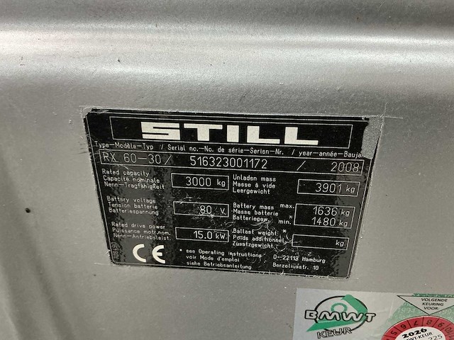 Still - rx60-30 - forklift trucks - 2008 - afbeelding 7 van  8