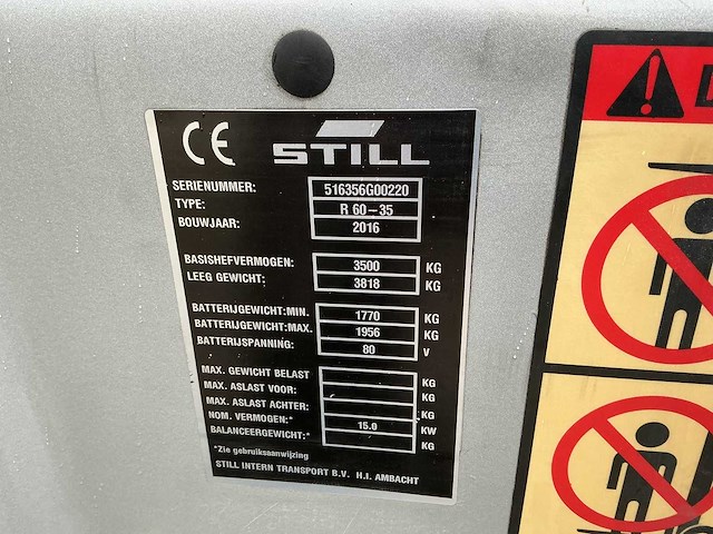 Still - rx60-35 - vorkheftrucks - 2016 - afbeelding 3 van  11