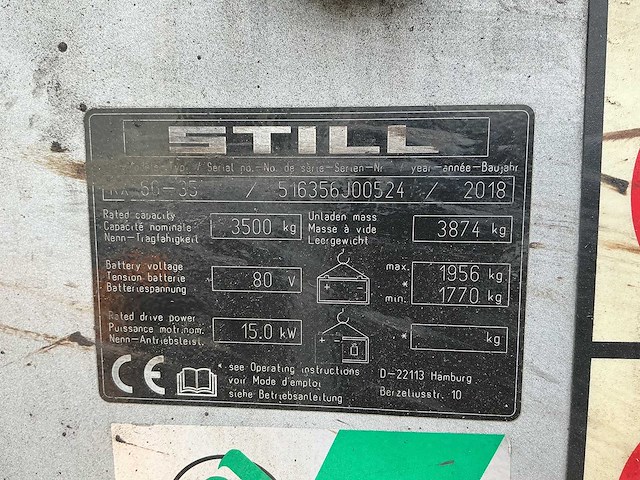 Still - rx60-35 - vorkheftrucks - 2018 - afbeelding 2 van  11