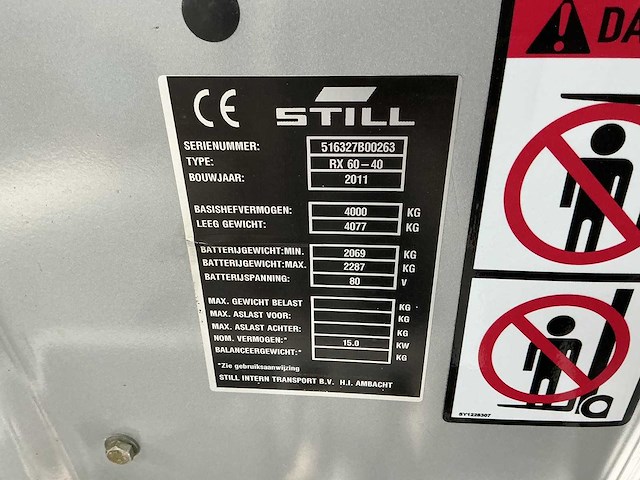 Still - rx60-40 - forklift trucks - 2011 - afbeelding 4 van  4