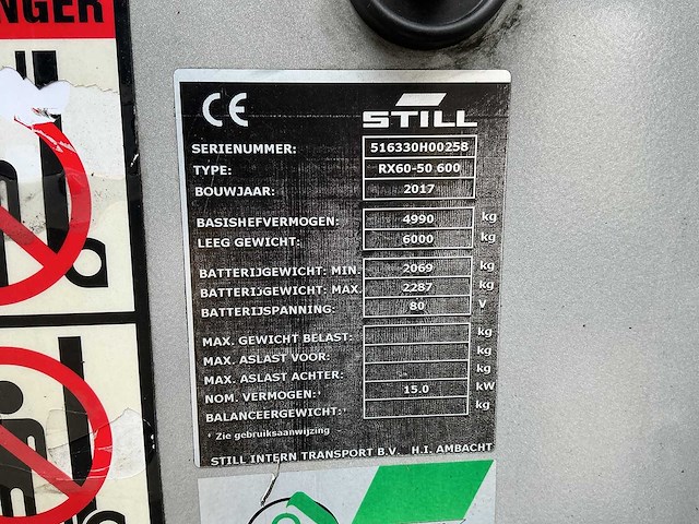 Still - rx60-50/600 - forklift trucks - 2017 - afbeelding 3 van  10
