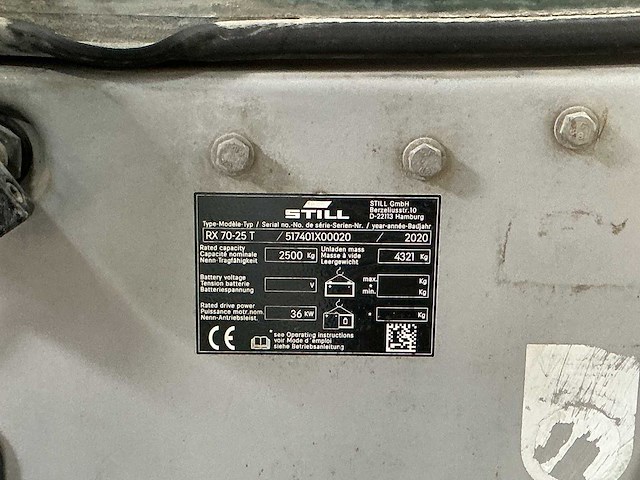 Still - rx70-25t - forklift trucks - 2020 - afbeelding 9 van  9