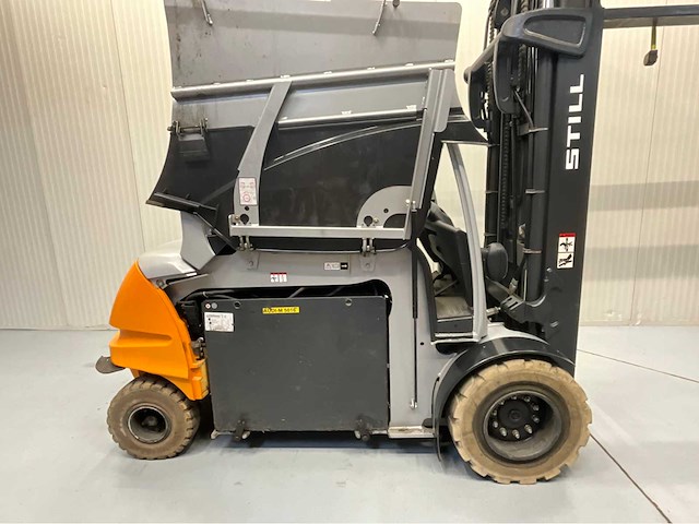Still 5000kg- rx60-50 - vorkheftruck triplex - vorkenversteller - sideshift - freelift - accu 2015 met maar 1121 uur - afbeelding 2 van  24