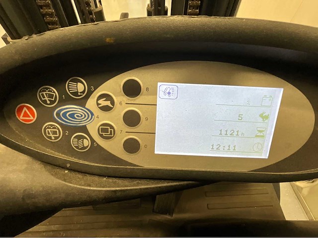 Still 5000kg- rx60-50 - vorkheftruck triplex - vorkenversteller - sideshift - freelift - accu 2015 met maar 1121 uur - afbeelding 6 van  24