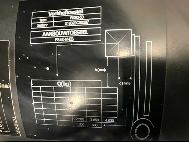 Still 5000kg- rx60-50 - vorkheftruck triplex - vorkenversteller - sideshift - freelift - accu 2015 met maar 1121 uur - afbeelding 10 van  24