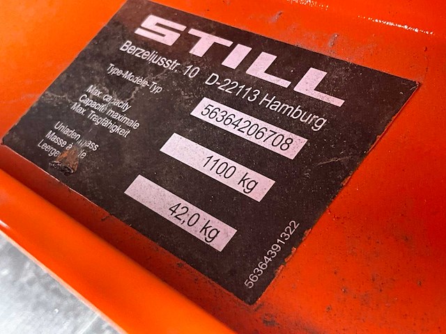 Still 56364206708 heftruck batterijdrager (3x) - afbeelding 5 van  5