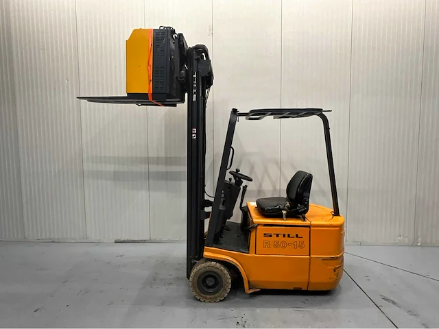Still r50-15 vorkheftruck - triplex - freelift - sideshift - acculader - 6.1m - 4257 uur - afbeelding 4 van  13