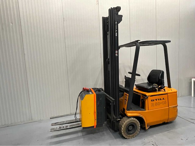 Still r50-15 vorkheftruck - triplex - freelift - sideshift - acculader - 6.1m - 4257 uur - afbeelding 1 van  13