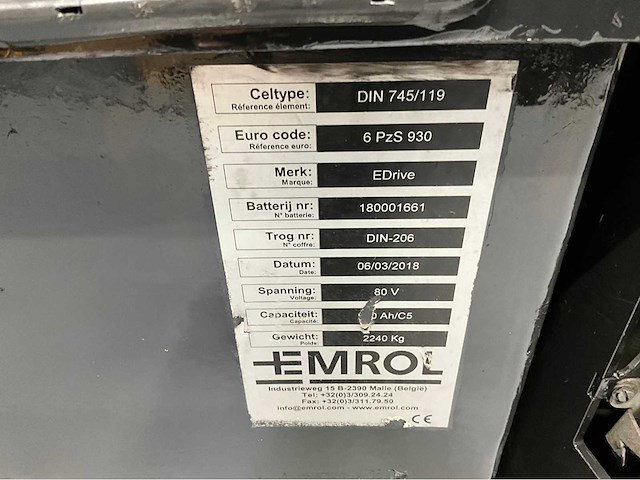 Still r60-50 vorkheftruck 5000kg - vorkenversteller - accu 2018 - lepels 2400mm - afbeelding 6 van  22