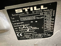 Still rx20-15 - vorkheftruck triplex - freelift - sideshift - acculader - 3562 uur - afbeelding 5 van  16