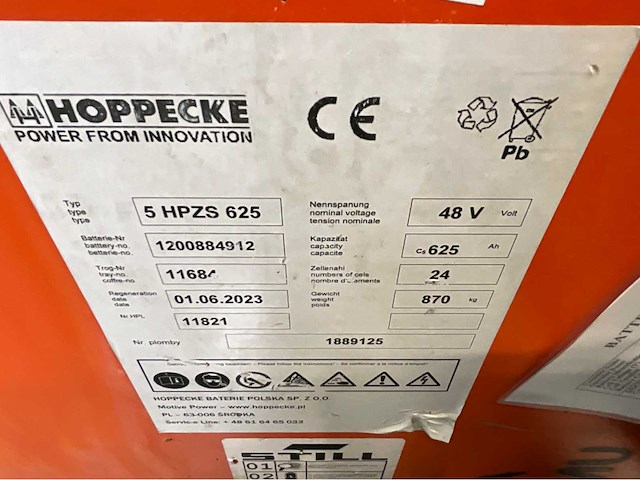Still rx20-16 vorkheftruck 2020 triplex - sideshift - freelift - 6532 uur - accu 2023 - acculader - afbeelding 7 van  15