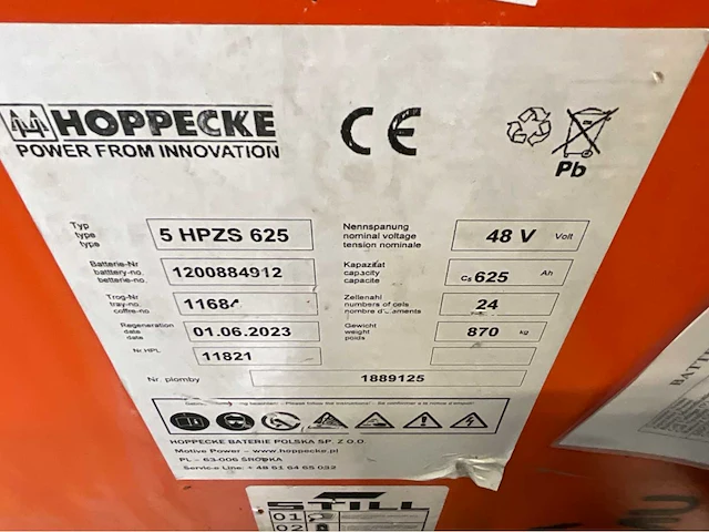 Still rx20-16 vorkheftruck 2020 triplex - sideshift - freelift - 6532 uur - accu 2023 - acculader - afbeelding 7 van  15