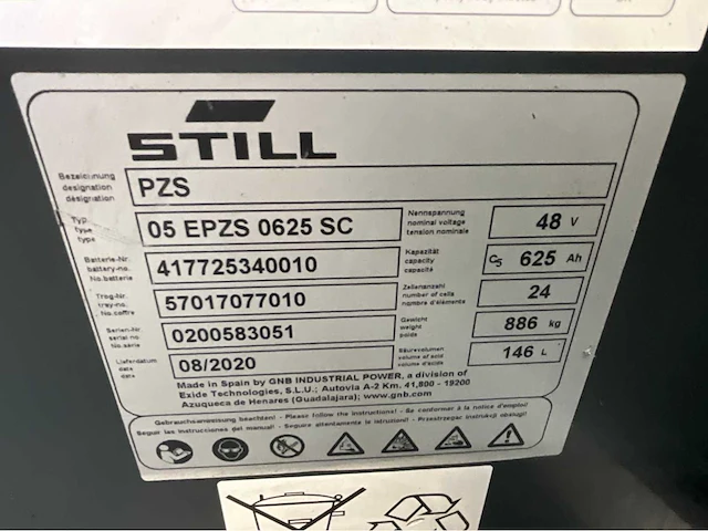 Still rx20-16 vorkheftruck triplex - freelift - sideshift - 3863 uur - 2020 - afbeelding 5 van  14