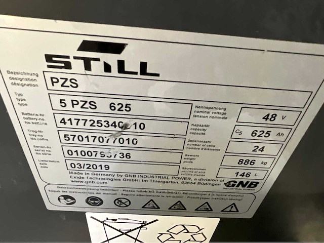 Still rx20-18 - vorkheftruck - triplex - freelift - sideshift - 4892 uur - afbeelding 8 van  20