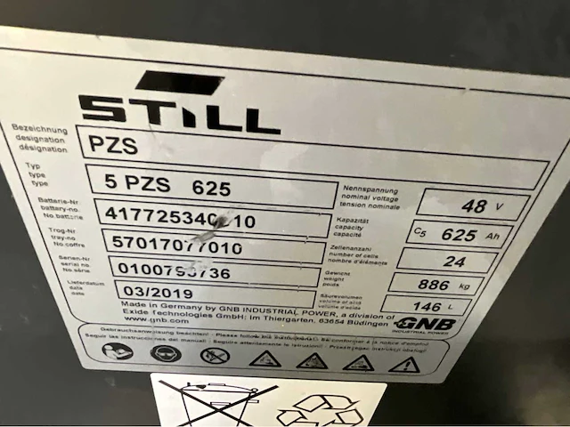 Still rx20-18 - vorkheftruck - triplex - freelift - sideshift - 4892 uur - afbeelding 8 van  20