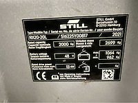 Still rx20-20 - vorkheftruck triplex - shideshift - freelift - 2021 - 4616 uur - bluespot voor en achter - afbeelding 17 van  20