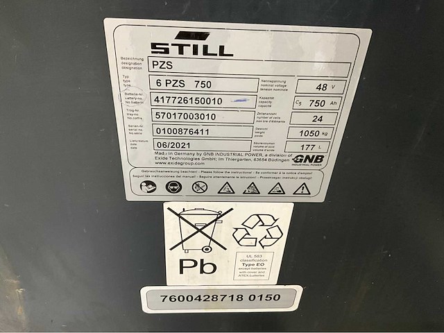 Still rx20-20 - vorkheftruck triplex - shideshift - freelift - 2021 - 4616 uur - bluespot voor en achter - afbeelding 5 van  20