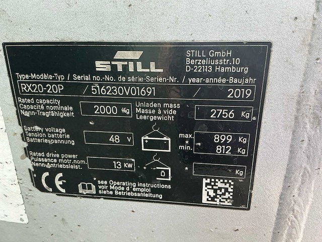 Still rx20-20 vorkheftruck - afbeelding 7 van  15
