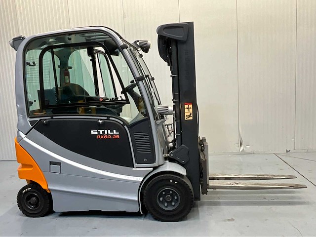 Still rx60-25 - vorkheftruck - triplex - freelift - sideshift - 6504 uur- rvs vorken - afbeelding 10 van  13