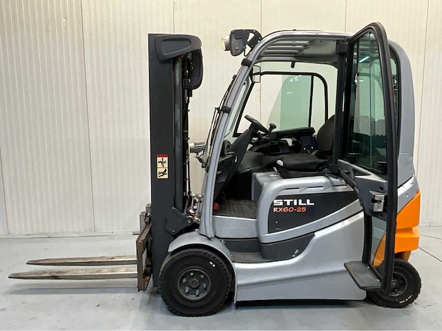 Still rx60-25 - vorkheftruck - triplex - freelift - sideshift - 6504 uur- rvs vorken - afbeelding 7 van  13