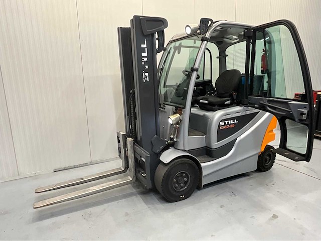 Still rx60-25 - vorkheftruck- triplex - freelift - sideshift- massief rvs vorken - afbeelding 1 van  10