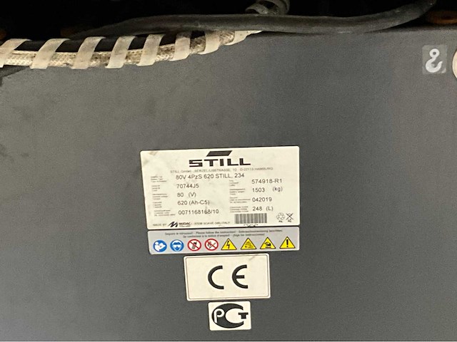 Still rx60-30 vorkheftruck triplex 4.8m - vorkensteller - freelift - sideshift - 2019 - 8026 uur - redline - bluespot - afbeelding 2 van  15