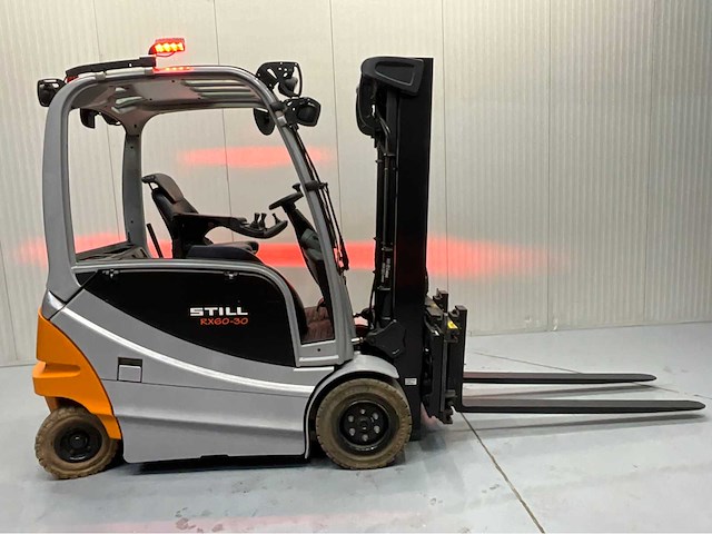 Still rx60-30 vorkheftruck triplex 4.8m - vorkensteller - freelift - sideshift - 2019 - 8026 uur - redline - bluespot - afbeelding 18 van  21