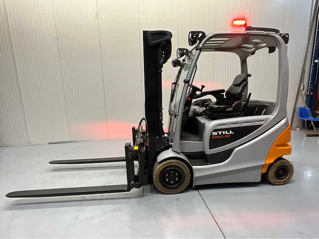 Still rx60-30 vorkheftruck triplex vorkensteller - freelift - sideshift - 2019 - 8026 uur - redline - 4.8m -bluespot - afbeelding 1 van  21