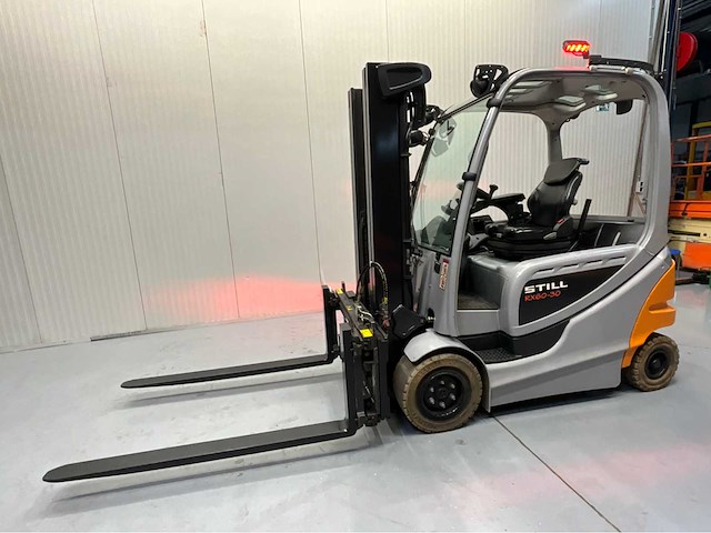 Still rx60-30 vorkheftruck triplex vorkensteller - freelift - sideshift - 2019 - 8026 uur - redline - 4.8m -bluespot - afbeelding 15 van  21