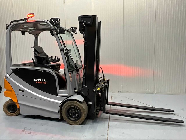 Still rx60-30 vorkheftruck triplex vorkensteller - freelift - sideshift - 2019 - 8026 uur - redline - 4.8m -bluespot - afbeelding 10 van  21