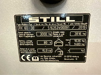 Still rx60-30 vorkheftruck triplex vorkensteller - freelift - sideshift - 2019 - 8026 uur - redline - 4.8m -bluespot