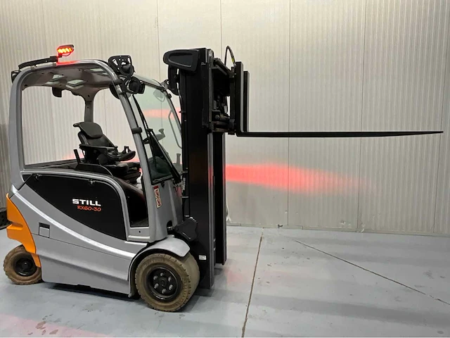 Still rx60-30 vorkheftruck triplex vorkensteller - freelift - sideshift - 2019 - 8026 uur - redline - 4.8m -bluespot - afbeelding 11 van  21