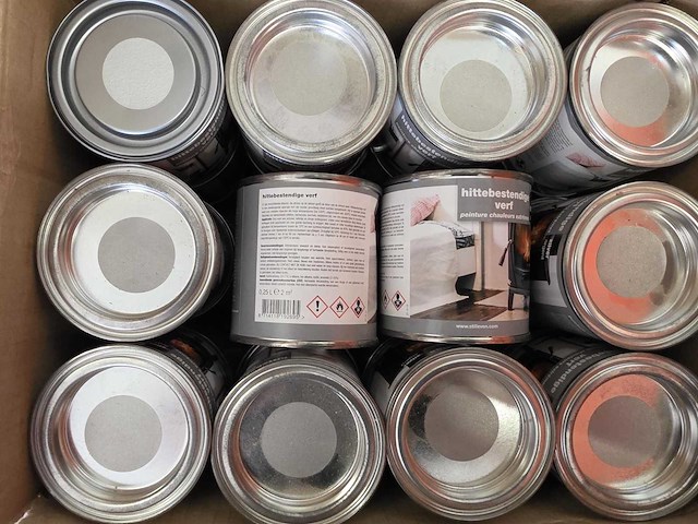 Stilleven hittebestendige verf 250ml zilver (54x) - afbeelding 2 van  2