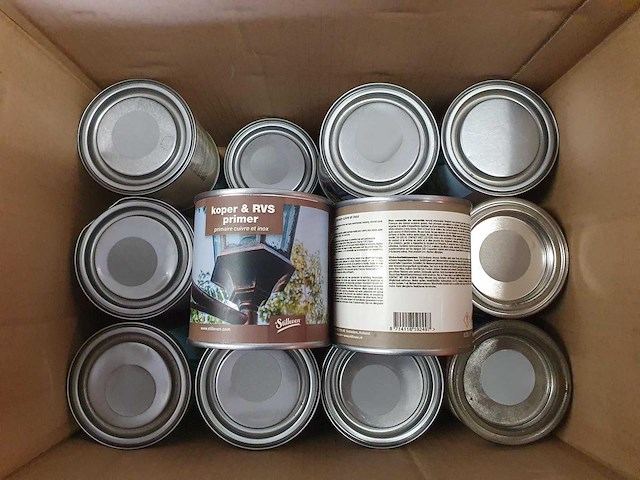 Stilleven koper & rvs primer (92x) - afbeelding 1 van  1