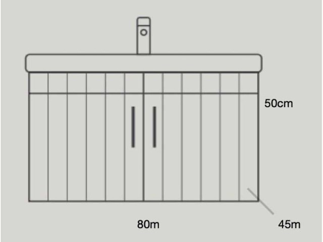 Stillo onderkast met wastafel (10x) - afbeelding 7 van  7