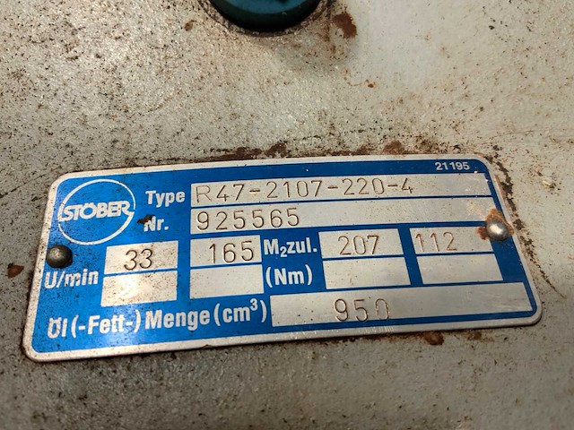 Stöber r47-2107-220-4 elektromotor (2x) - afbeelding 3 van  5