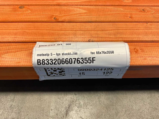 Stockholm vuren metselprofiel 5-laags 355x7,6x6,6 cm (15x) - afbeelding 8 van  9